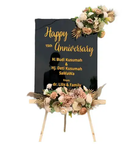 Papan Bunga Akrilik Wetonwetan