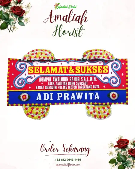 Papan Bunga Ucapan Selamat Wetonwetan